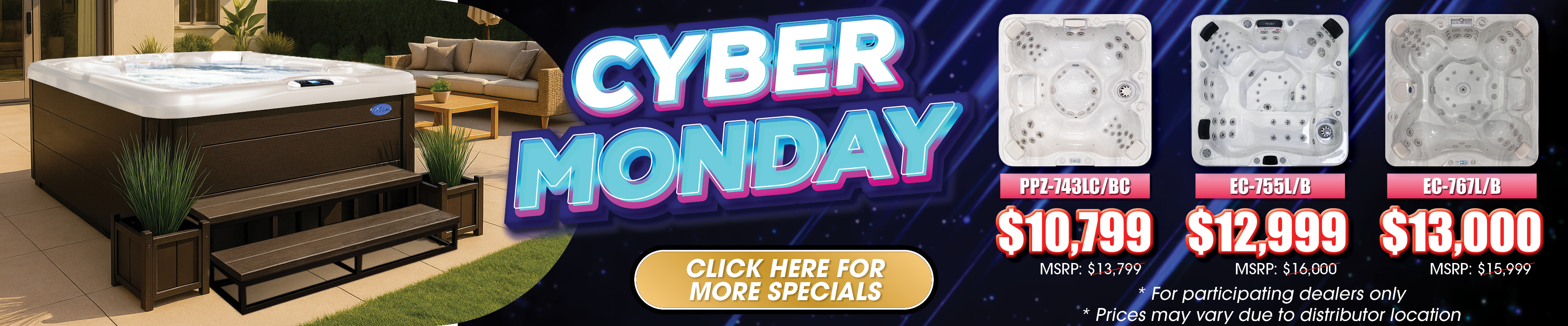 Calspas hot tub being used in a family setting - Santa Clara