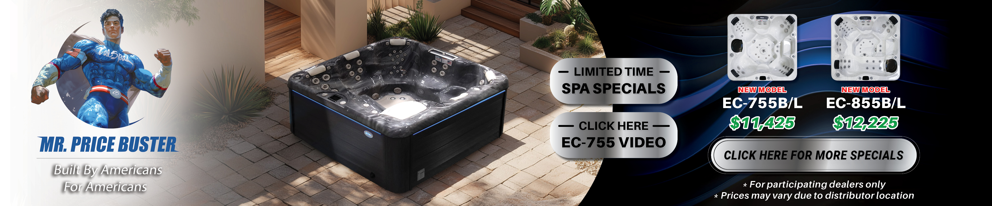Calspas hot tub being used in a family setting - Santa Clara