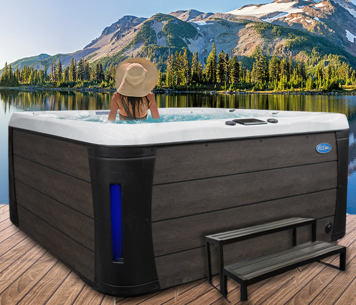 Calspas hot tub being used in a family setting - hot tubs spas for sale Santa Clara